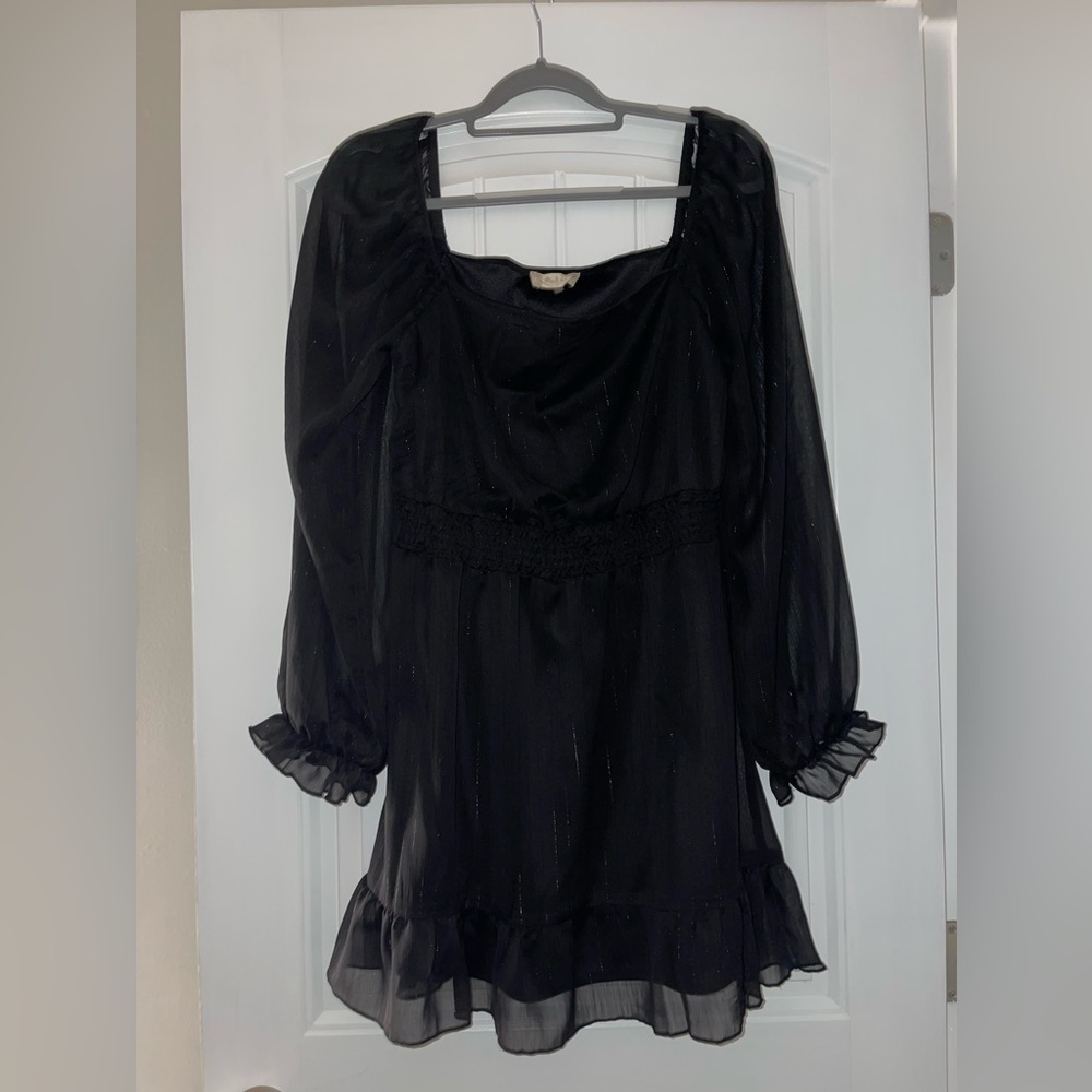 Altard State Black mini dress
